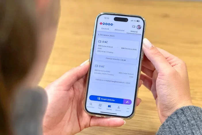 Nová mobilní aplikace IREDO umožňuje nákup jízdenek